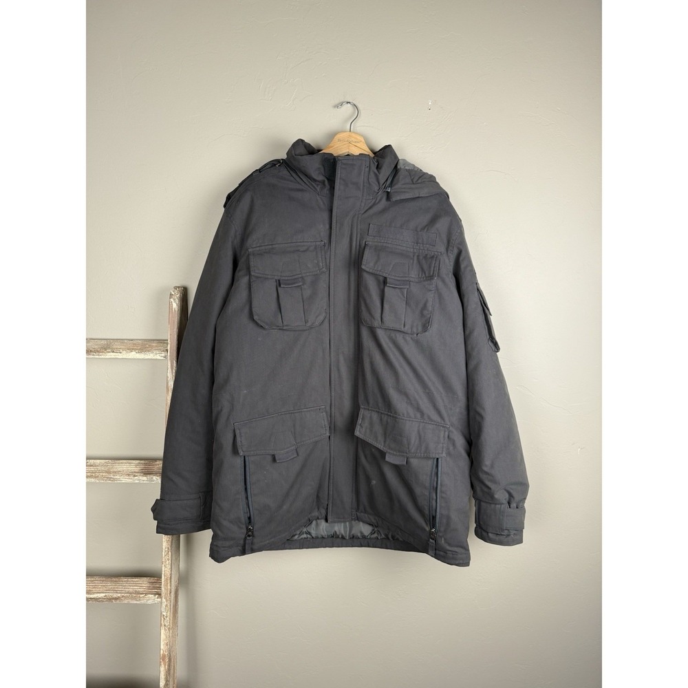 Mens Eddie Bauer 550 Fill Power Down Puffer Zip Jacket size Large